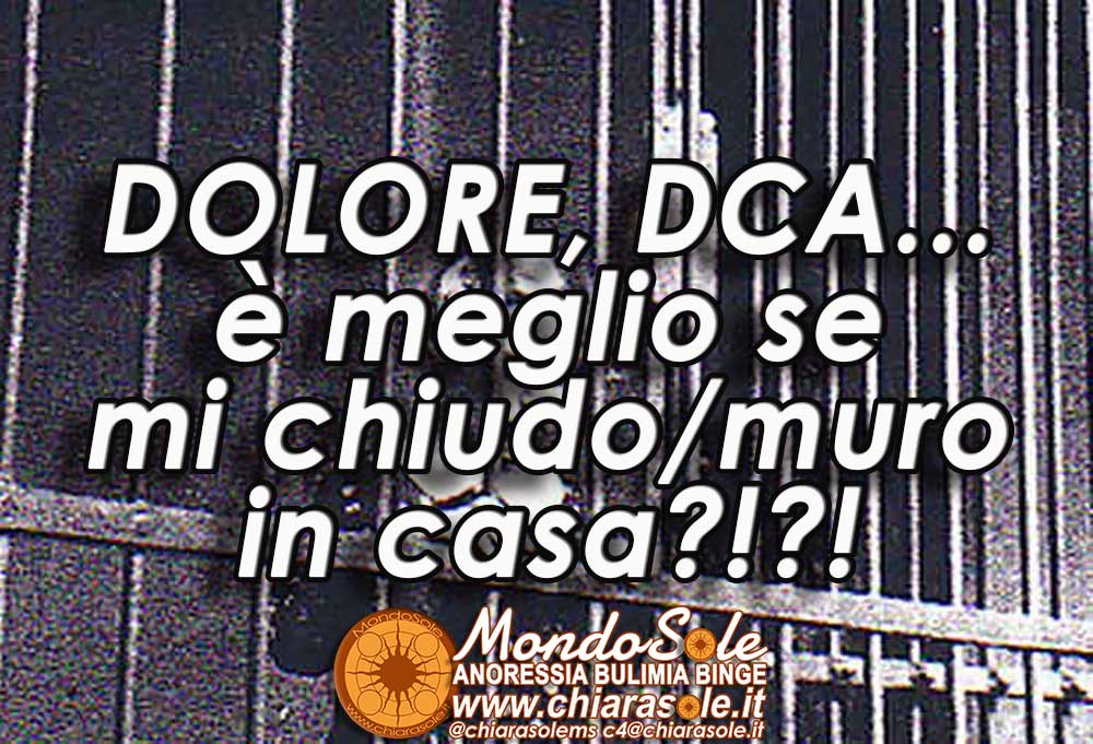 DOLORE, DCA... è meglio se mi chiudo/muro in casa?!?!