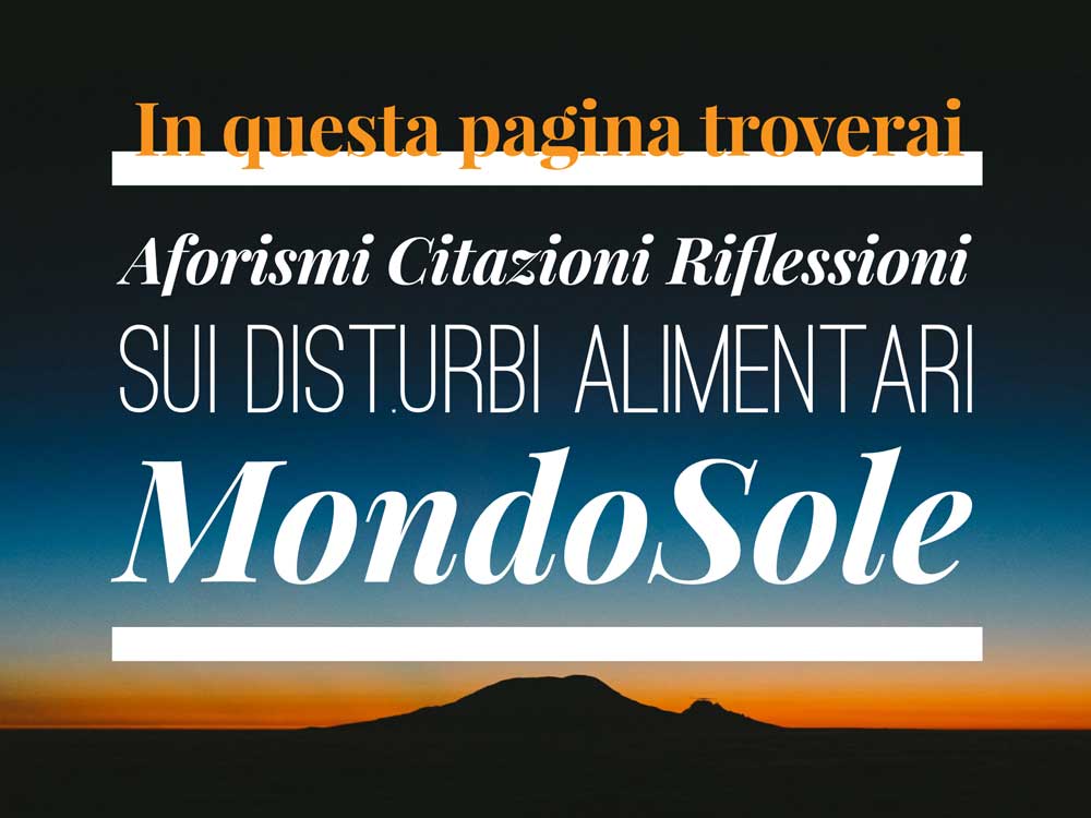 aforismi citazioni cit distubi alimentari
