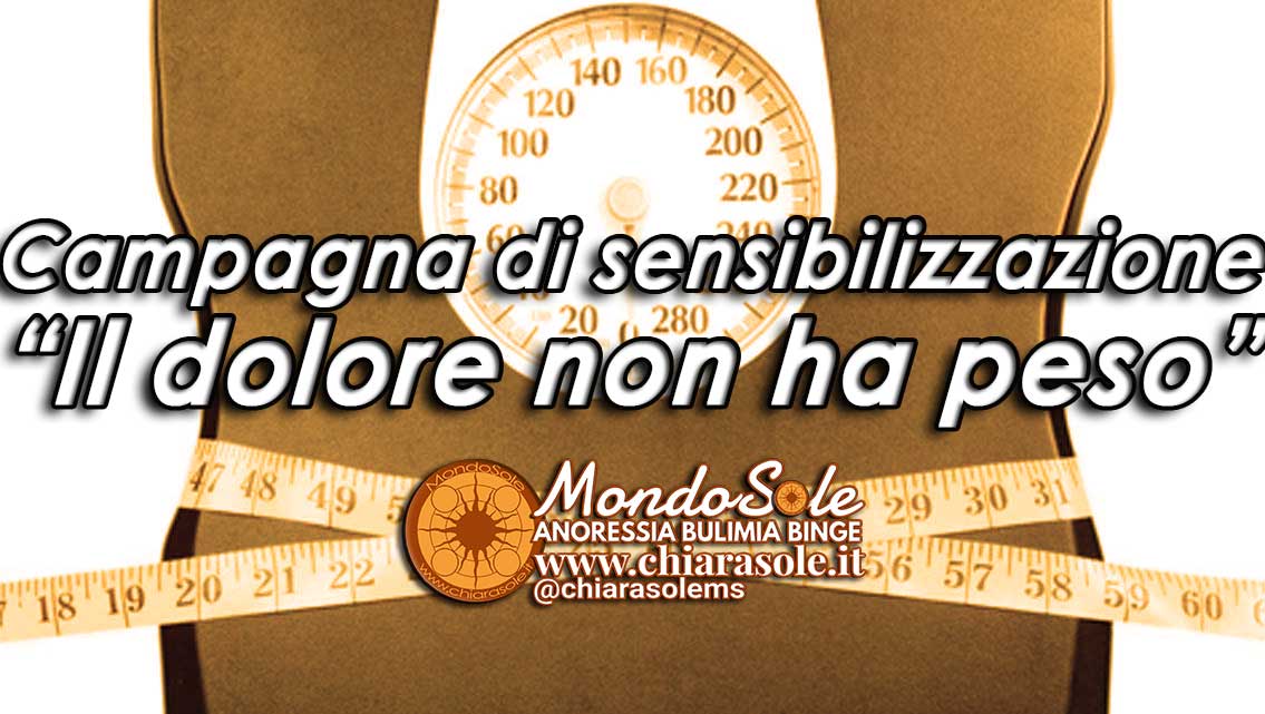 campagna di sensibilizzazione il dolore non ha peso