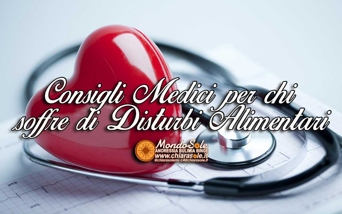 consigli medici per chi soffre di disturbi alimentari