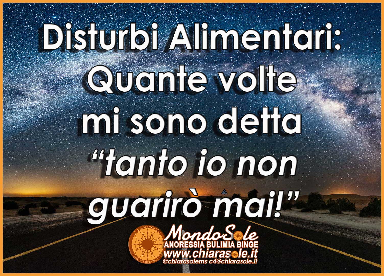 non guarirò mai