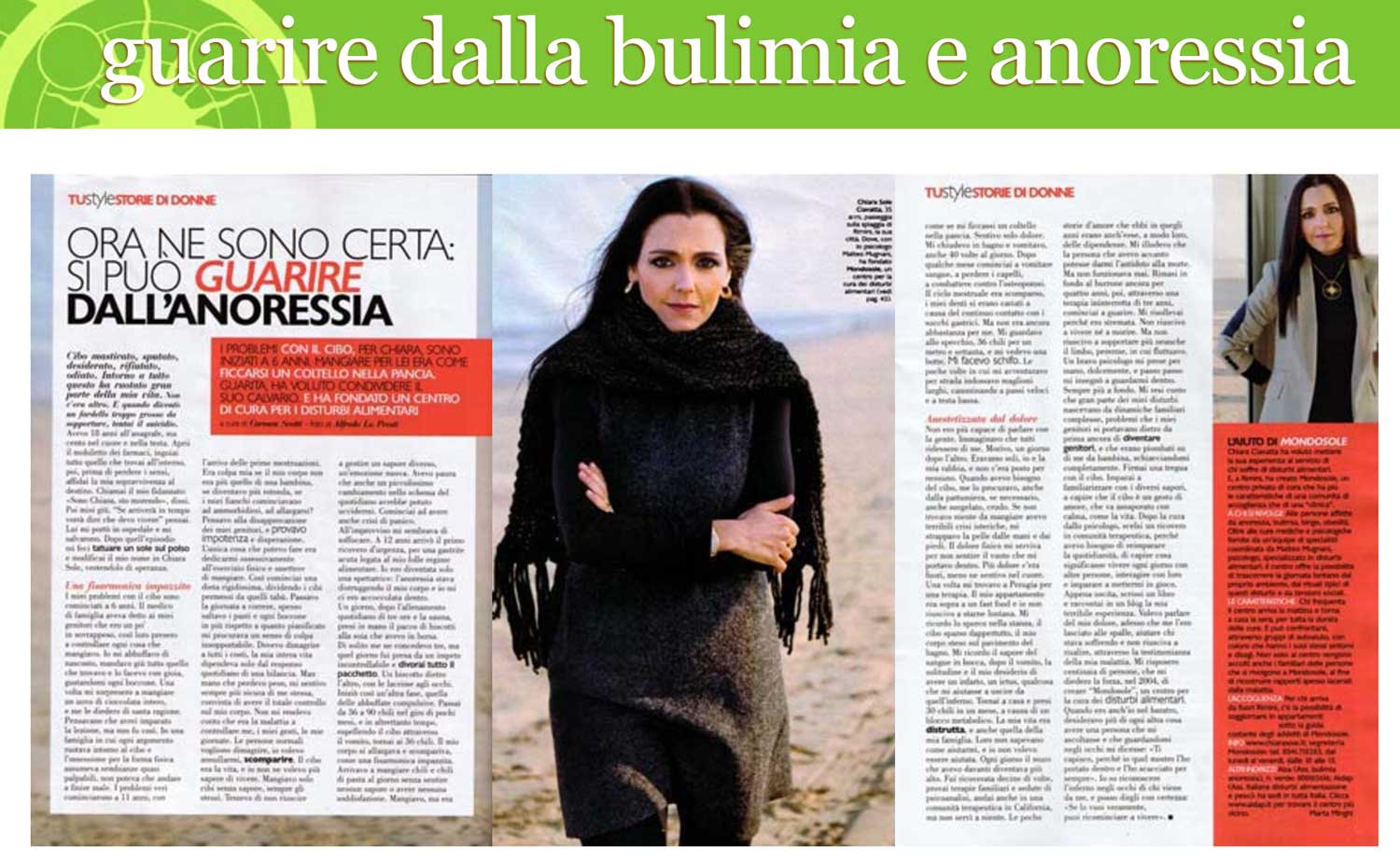 guarire dalla bulimia, dall'anoressia