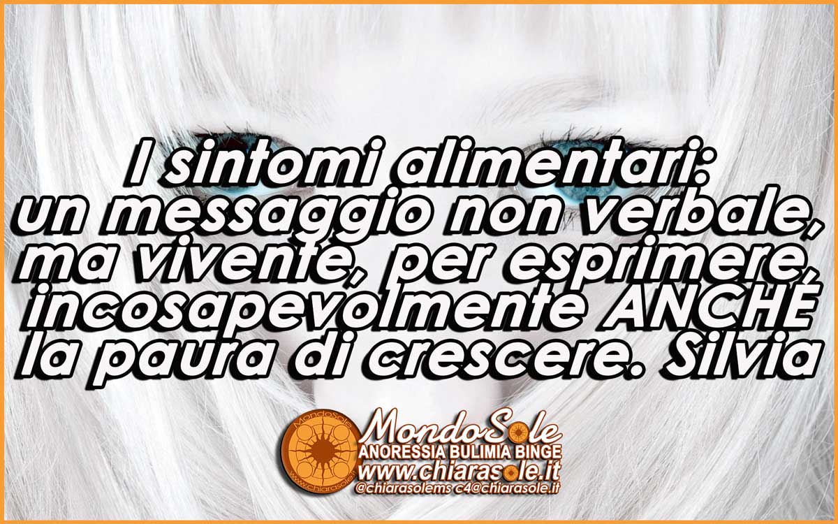 i sintomi alimentari un messaggio non vebale e inconsapevole