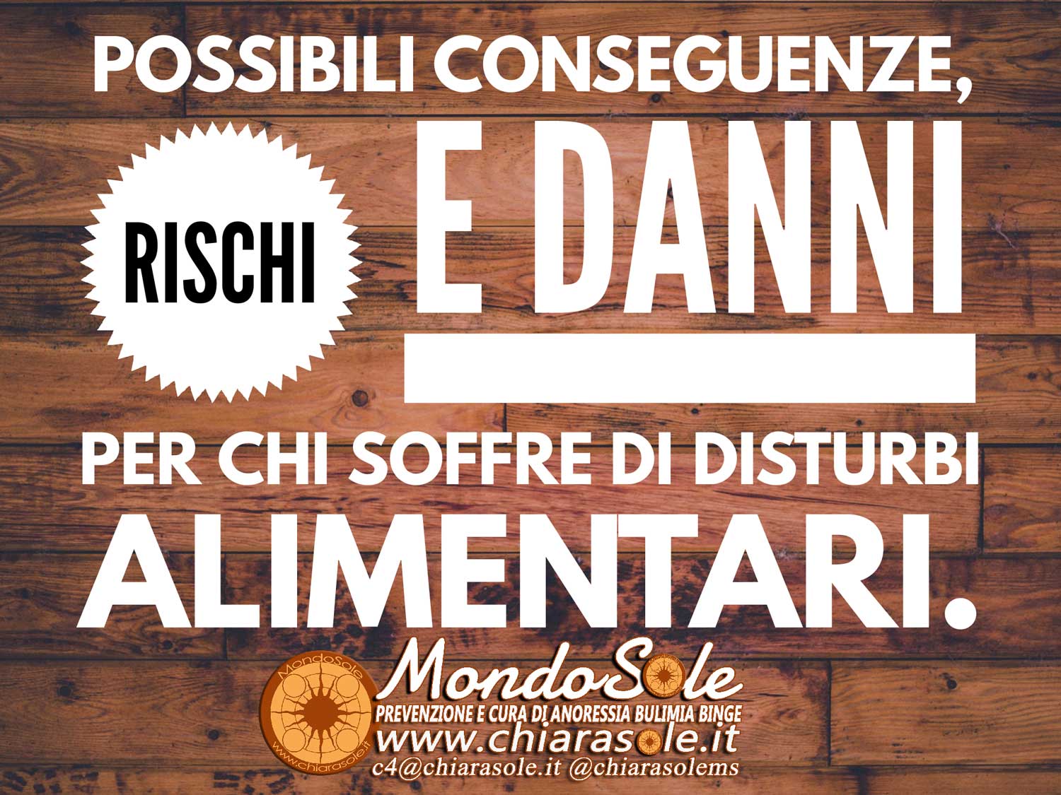possibili danni e rischi medici dei disturbi del comportamento alimentari
